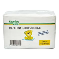 Пеленки Каждый День одноразовые 60 x 40 см 30 шт