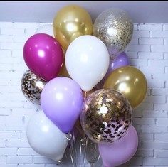 Набор шаров с гелием № 43 - аэродизайн No Brand