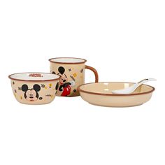 Набор посуды Disney Микки маус 1 персона 4 предмета