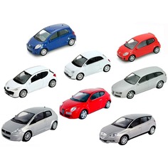 Машинка Welly 1:43, в асс, набор 23B, дисплей-бокс