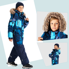 Комбинезон детский Premont WP72185, темно-синий, 122
