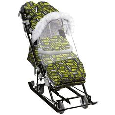 Коляска комби Nika Детям 7-8SK/4, лимонный