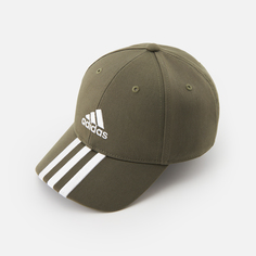 Бейсболка детская для мальчиков Adidas 3-Stripes Cotton Twill II3511 хаки, р. 51-53