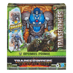 Фигурка Transformers 7 Rise of the Beasts Smash Changer 9" Optimus Primal F3900