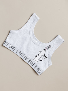 Майка Batik-топ 008_НБО24 , серый меланж, 104 Батик