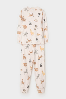 Пижама детская CROCKID К 1044, бежевый, 104
