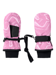 Варежки детские oldos лакки, розовый, 14