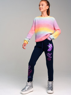 Брюки детские PlayToday 32421498, черный, 146