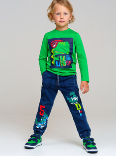 Джинсы детские PlayToday 32412007, тёмно-синий, 104