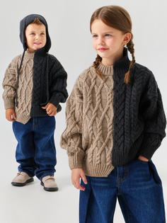 Свитер детский Happy Baby 88558, dark-grey, 116