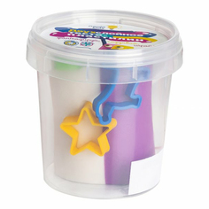 Тесто-пластилин Genio Kids Art двухслойное с формочками, 100 г, 1 шт, в ассортименте