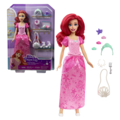 Кукла Mattel Принцесса Ариэль с 9 аксессуарами HLX34 Disney Princess