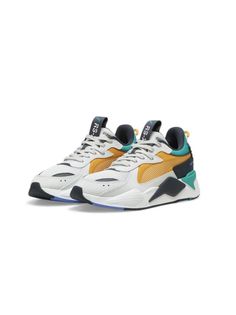 Кроссовки Puma Rs-X Hard Drive, белый-мятный-оранжевый, 7
