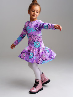 Платье детское PlayToday 32422034, разноцветный, 98