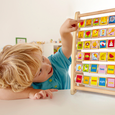 Игровой набор Hape "Счеты" Английский алфавит E1002_HP