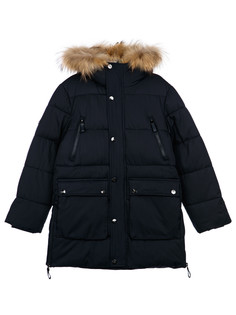 Пальто детское PlayToday 22417017, тёмно-синий, 140