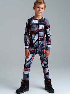 Термобелье детское комплект PlayToday 32411146, разноцветный, 128