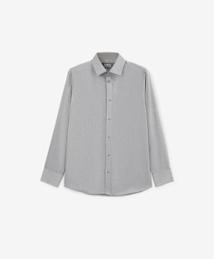 Сорочка классическая с длинным рукавом серая для мальчика Gulliver, 158, 224GSBC2301