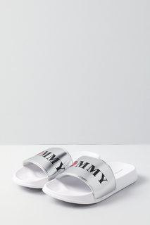 Шлепанцы Tommy Hilfiger T3A0-32194-1367904, серебряный, 36
