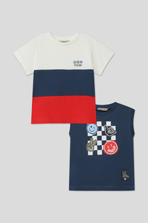 Футболка детская Mayoral 3030, т.синий, 104