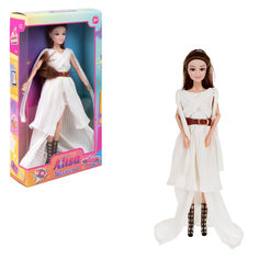 Кукла Alisa Weekend в белом платье с аксессуаром, 29 см 1toy