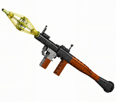 Конструктор Mould King 14017 RPG-7 Ракетная установка, 1706 деталей