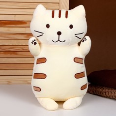 Мягкая игрушка Кот, 45 см, цвет бежевый No Brand