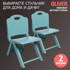 Набор стульев складных BeBest Oliver 2 шт бирюзовые