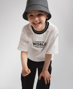 Панама из плащовки серая для мальчика Gulliver Select, 52, 223GLEBC7004