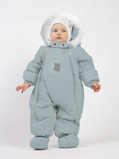 Комбинезон-конверт Malek-Baby 163ШМ/2, Светло-серый, 68