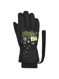 Перчатки детские Reusch Kids, зеленый-черный, 10