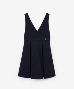 Сарафан трикотажный А-образной формы синий для девочки Gulliver (158)