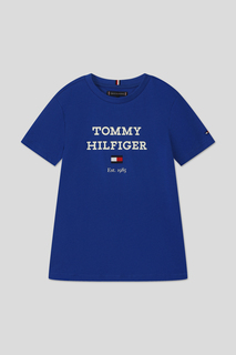 Футболка детская Tommy Hilfiger KB0KB08671, синий, 164