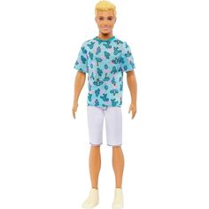 Кукла Barbie Fashionistas Кен в футболке с кактусами, HJT10