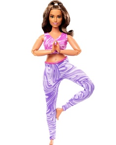 Кукла Барби, шарнирная серия Безграничные движения Фиолетовый топ Barbie