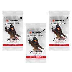 Настольная игра Magic The Gathering: 3 beyond бустера MTG издания Assassins Creed англ
