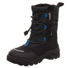 Полусапожки Superfit для мальчиков, черно-синие, размер RU 32, 1-002025-0000