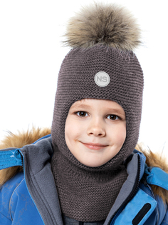 Балаклава детская NIKASTYLE 10з15324, кофе, 48-52