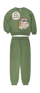 Костюм спортивный Kari AW24C11053525, хаки, 7-8