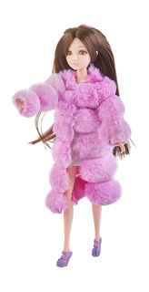 Модельная кукла 30см в фиол шубе GG8056 Kari Kids