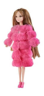 Модельная кукла 30см в роз шубе GG8057 Kari Kids