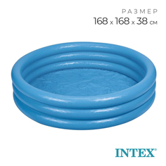 Бассейн надувной Intex Кристалл 168х38 см (58446)