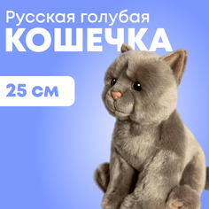 Мягкая игрушка Maxitoys реалистичный кот ML-SO-130222-25-12 белый