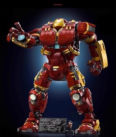 Конструктор Lepin LE-12010 Мстители Marvel Железный человек Халкбастер, 4049 дет