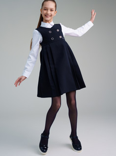 Сарафан детский PlayToday 22327157, тёмно-синий, 134