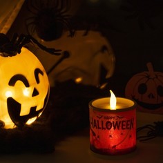 Светодиодная фигура «Свеча Хэллоуин» 7.5 ? 10 ? 7.5 см, пластик Luazon Lighting