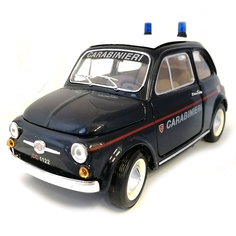 Коллекционная модель автомобиля Bburago Fiat 500 Carabinieri, масштаб 1:18, 18-12068