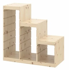 Шкаф стеллаж ТРУФАСТ TROFAST IKEA деревянный лесенка без контейнеров