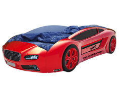 Кровать-машина Roadster Ауди Красный Ауди Roadster, Без подсветки Киндер