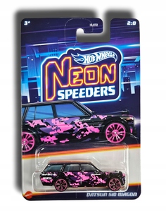 Машинка Hot Wheels Neon Speeders Datsun 510 Wagon HRW68